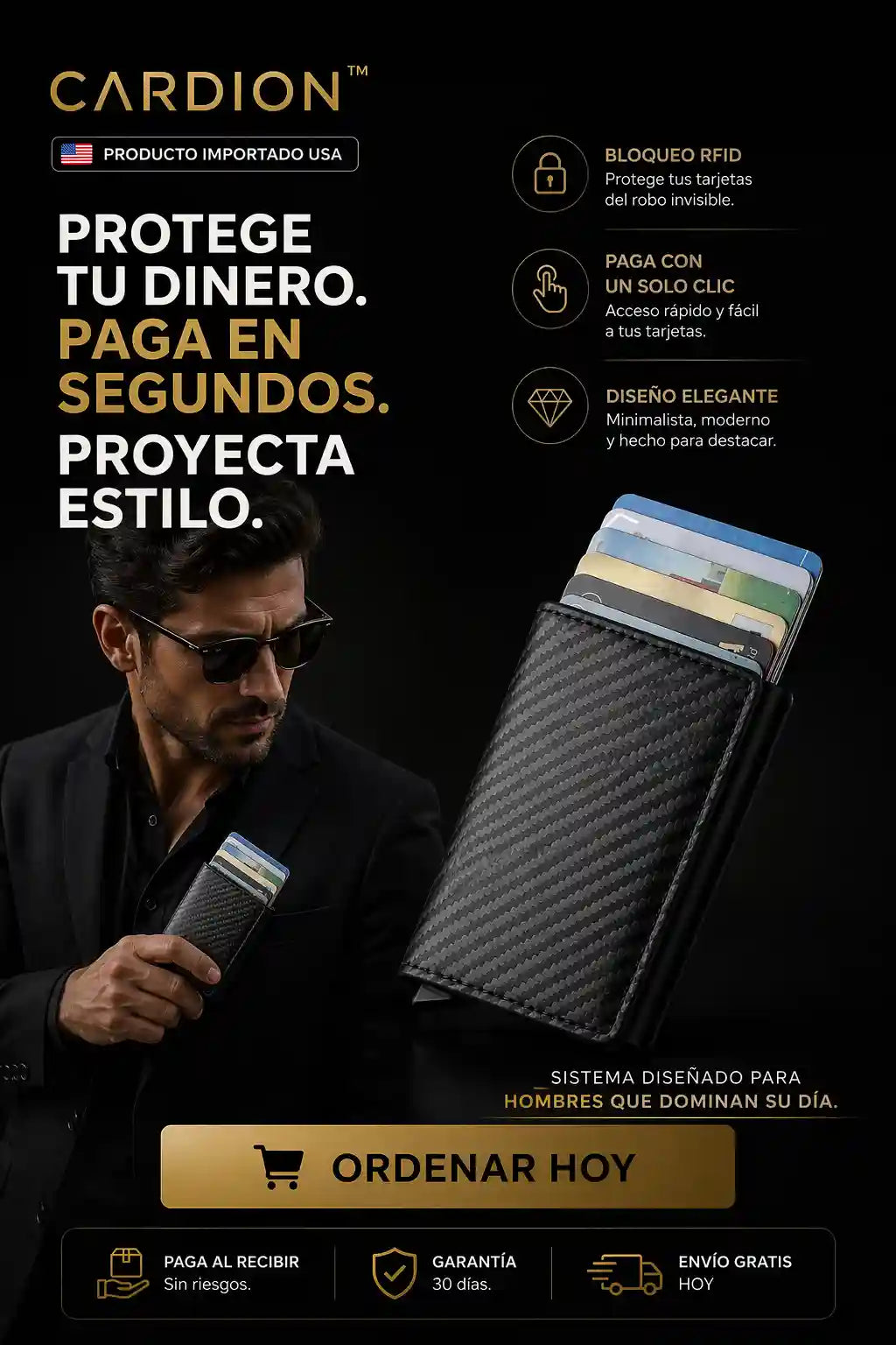 Cardion - Cartera Aluminio + RFID