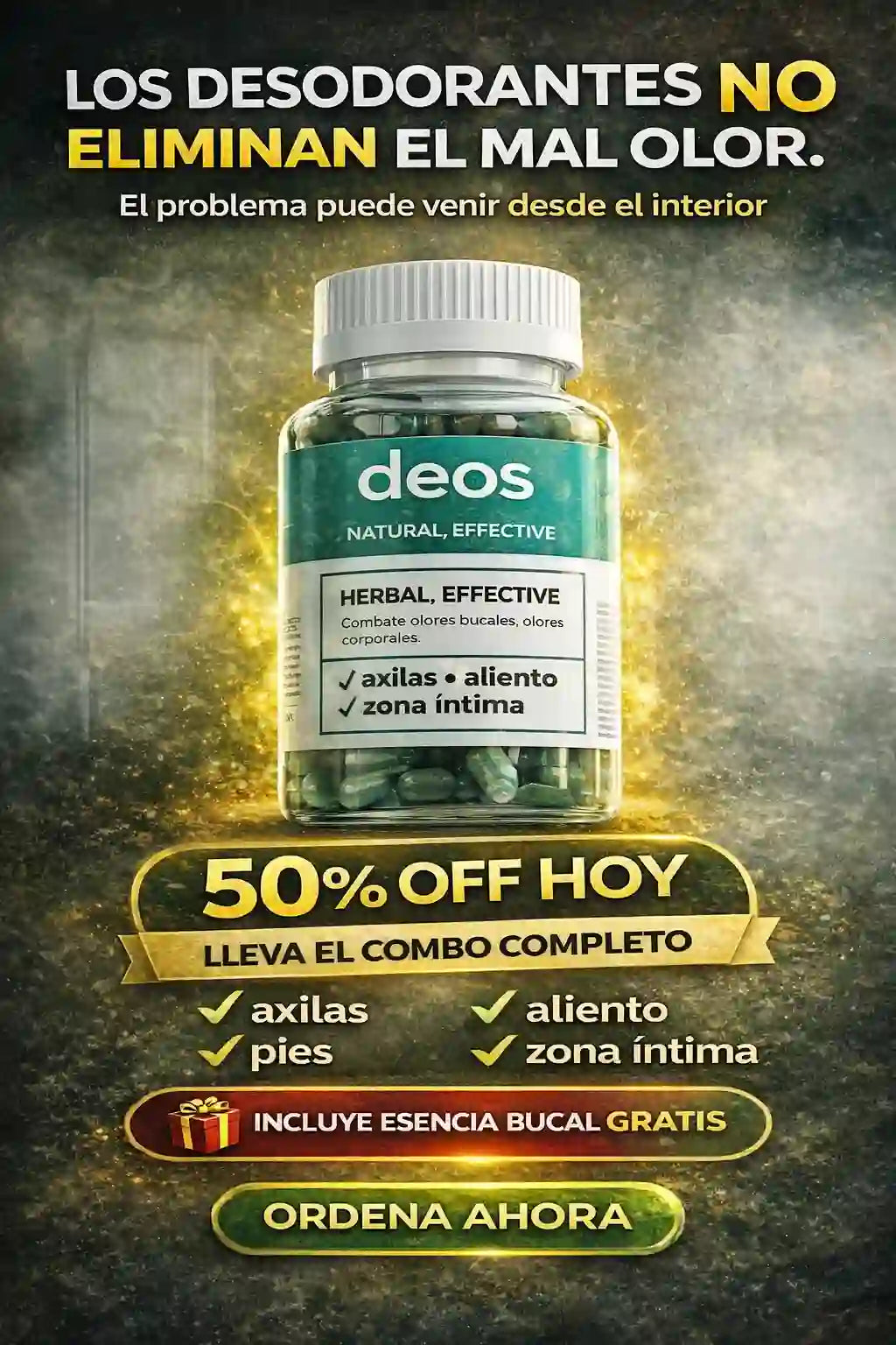 Original DEOS | COMBO Anti-Olor Definitivo