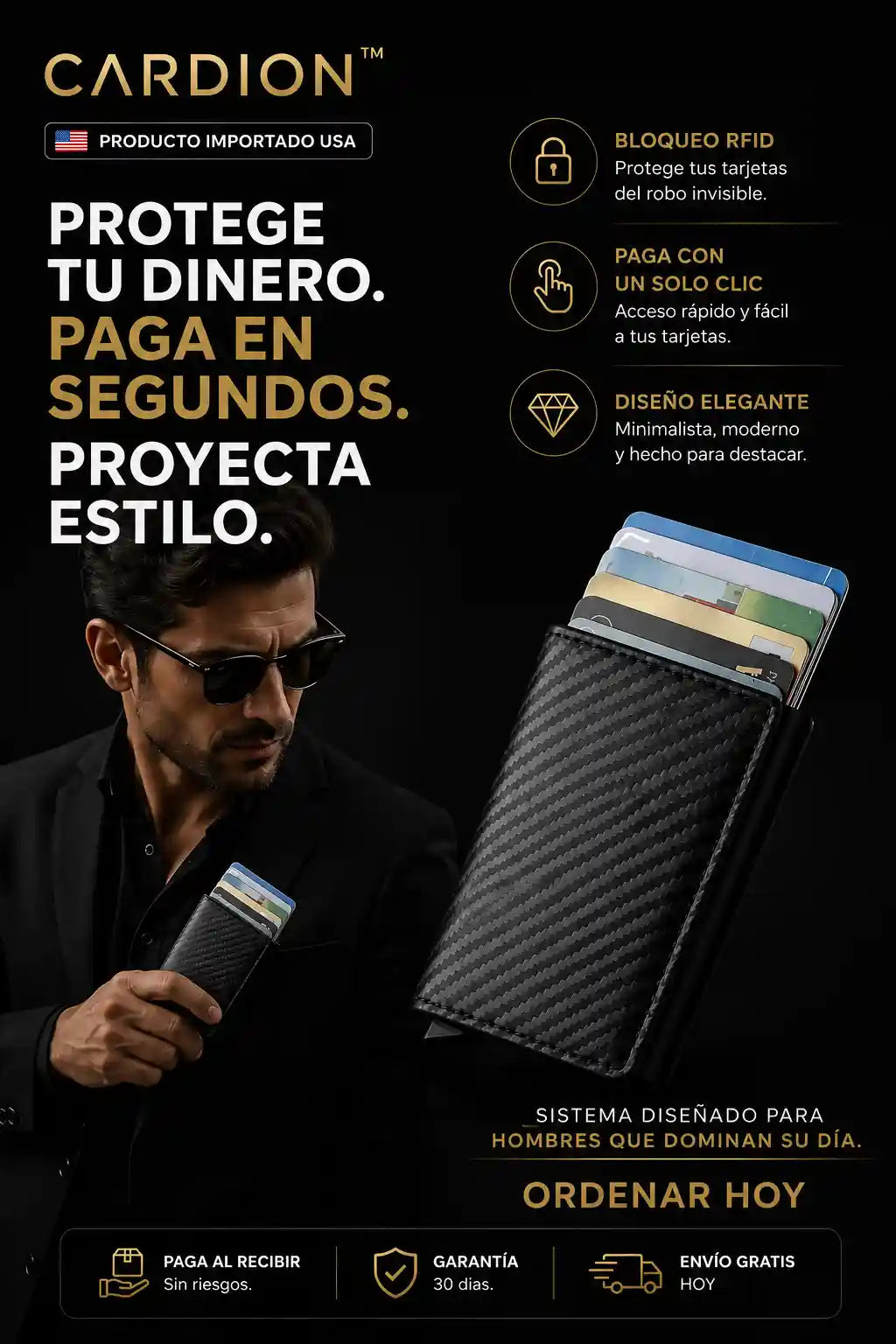Cardion - Cartera Aluminio + RFID